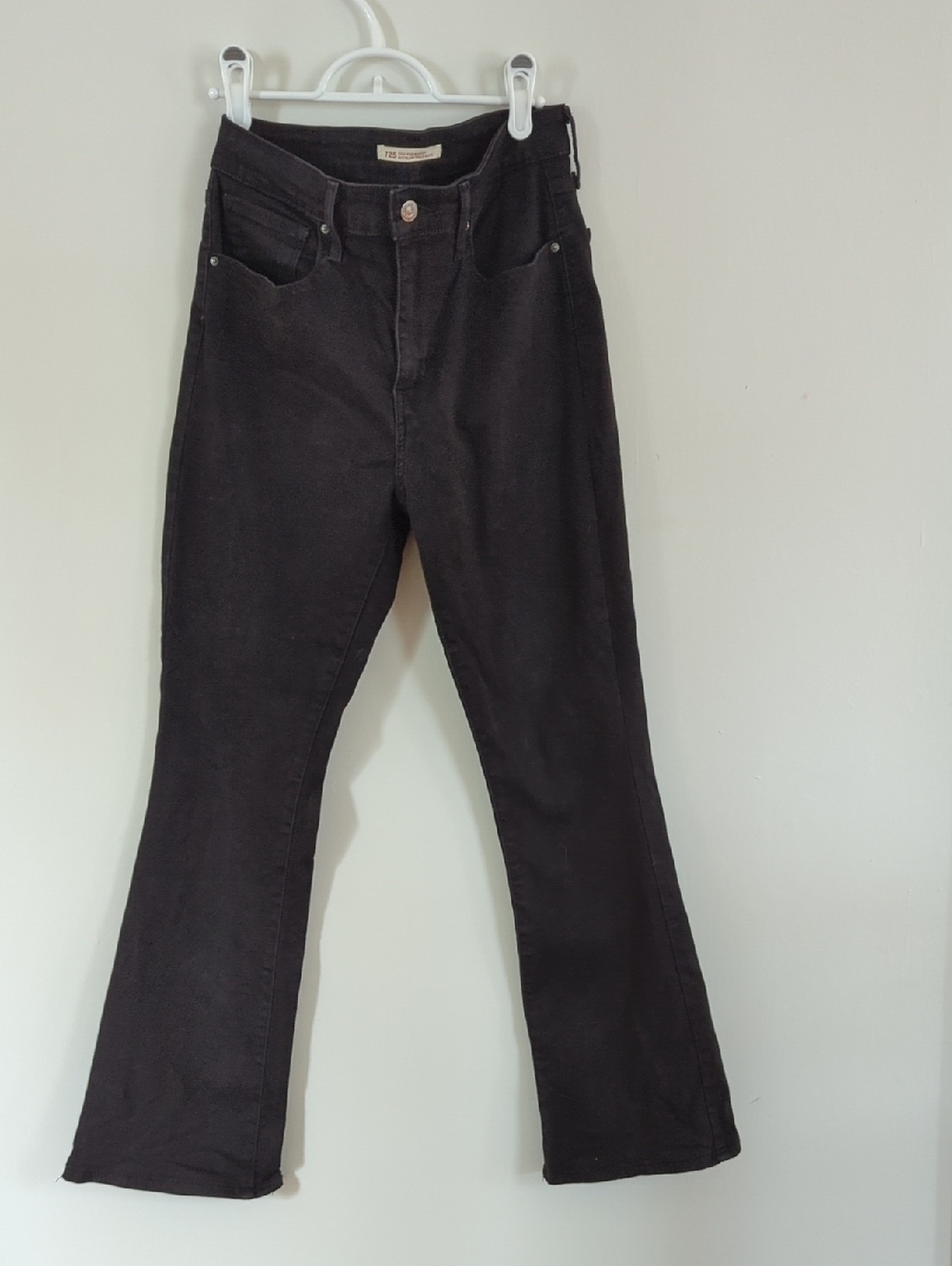 Levis Black High Rise Bootcut Jeans